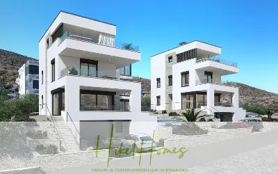 Nahe Zadar - Luxus-Villa in 2. Reihe zum Meer mit 4 SZ, Pool, Sauna, Fitness & Jacuzzi — Bild 9