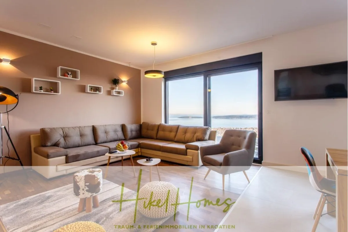 Meerblick auf 2903m² großem Grundstück in wunderbarer Alleinlage am Stadtrand von Split — Bild 3