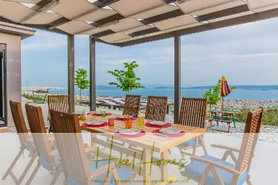 Meerblick auf 2903m² großem Grundstück in wunderbarer Alleinlage am Stadtrand von Split — Bild 21