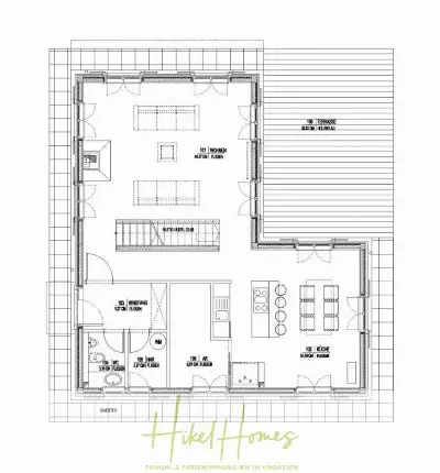 Villa im Mittelmeerstil mit 3 SZ, Pool, Dachterrasse mit Meerblick - möbiliert (9) — Bild 13