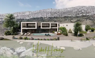 Schlüsselfertige - großzügige Meerblick Villa in ruhiger Lage, 4 SZ, 4 Bäder, Pool, ... — Bild 6