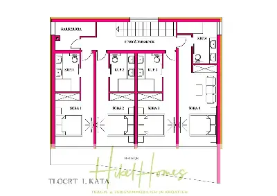 Bezugsfertige Luxus-Meerblick Villa mit 4 SZ, Pool, Sauna, Fitness, Jacuzzi, vollständig möbliert — Bild 29