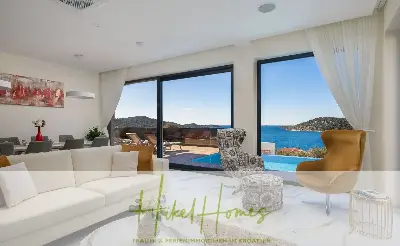 Bezugsfertige Luxus-Meerblick Villa mit 4 SZ, Pool, Sauna, Fitness, Jacuzzi, vollständig möbliert — Bild 7