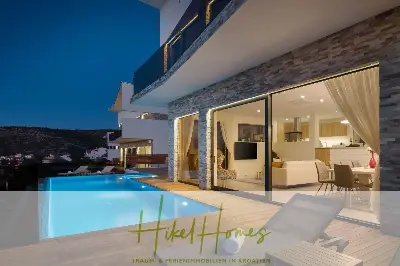 Bezugsfertige Luxus-Meerblick Villa mit 4 SZ, Pool, Sauna, Fitness, Jacuzzi, vollständig möbliert — Bild 15