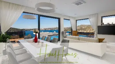 Bezugsfertige Luxus-Meerblick Villa mit 4 SZ, Pool, Sauna, Fitness, Jacuzzi, vollständig möbliert — Bild 6