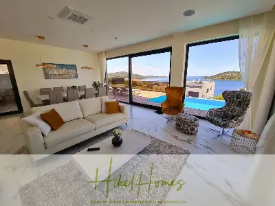 Seeview 2 von 3 | Möbilierte Luxus-Meerblick Villa mit 4 SZ, Pool, Sauna, Fitness, Jacuzzi, — Bild 19