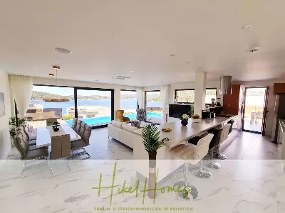 Seeview 2 von 3 | Möbilierte Luxus-Meerblick Villa mit 4 SZ, Pool, Sauna, Fitness, Jacuzzi, — Bild 15